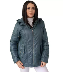 Women's transitional spring hooded jacket LUIZA
