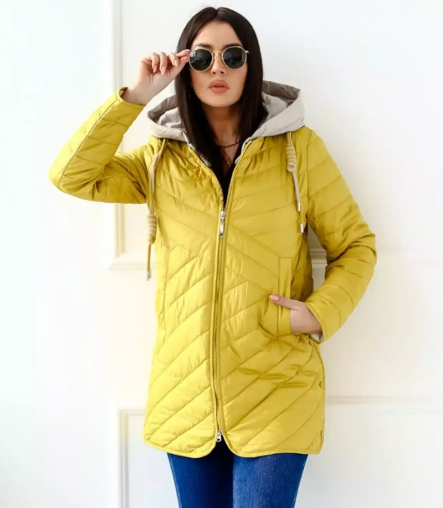Women's transitional spring quilted jacket LAURA