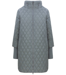 Kurtka damska Ciepła Pikowana Przejściowa trapezowa