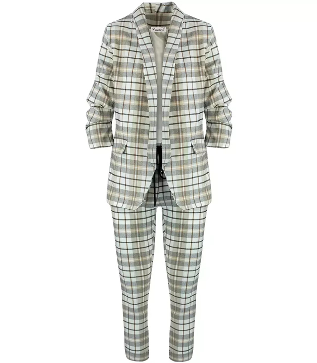 Set Blazer + Trousers Set Lattice