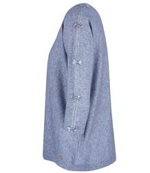Women's sweater with bows and crystals MATYLDA