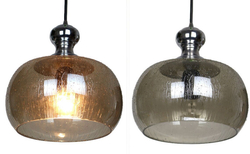 CEILING LAMP LUX BALL GLASS AND METAL