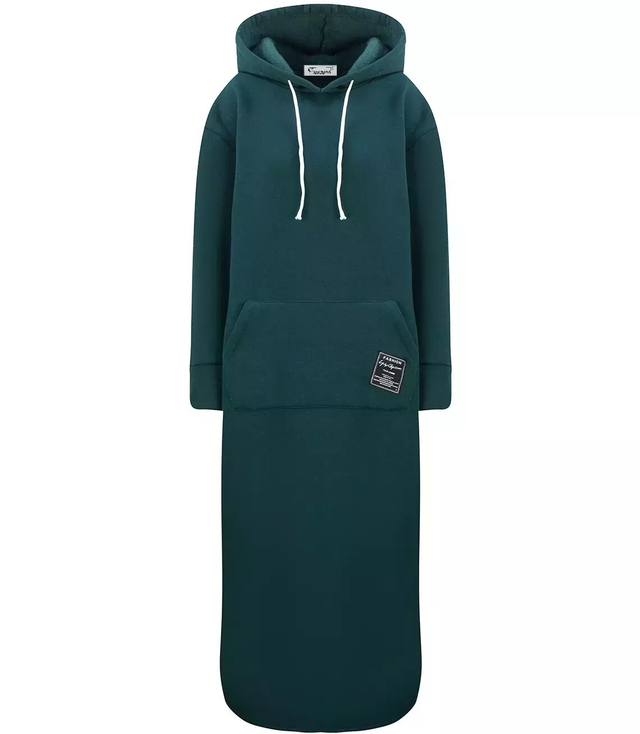 Long sweatshirt oversized tracksuit dress