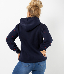 Urocza bluza hoodie kangurka z kapturem VALENTINE