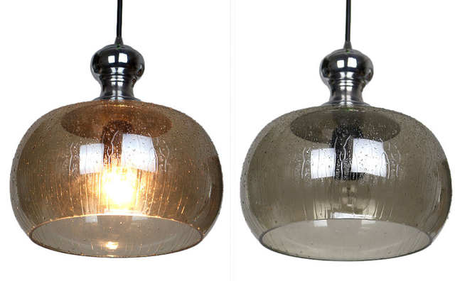 CEILING LAMP LUX BALL GLASS AND METAL