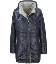 Pikowany PŁASZCZ Długa przejściowa KURTKA 