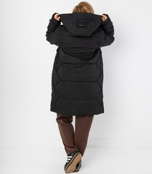 Long winter quilted coat SUZANA warm jacket PLUS SIZE