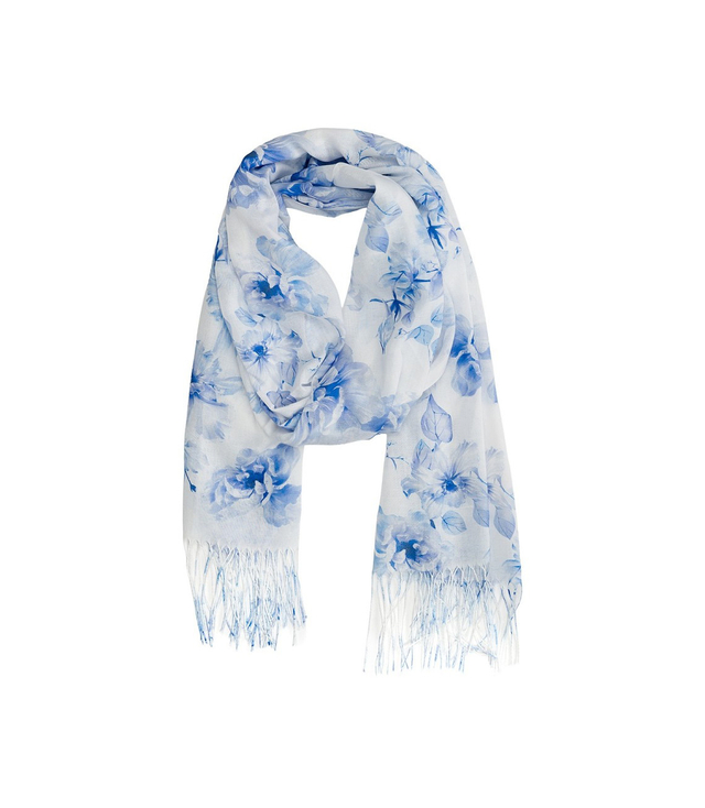 Women's floral pattern scarf 180x70