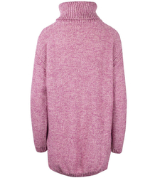 LONG SWEATER Turtleneck tunic