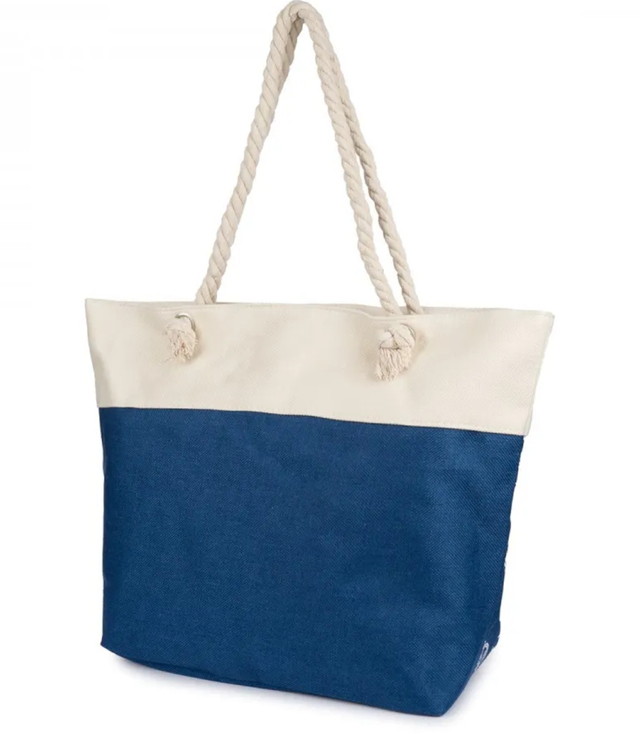 Mega large cotton summer beach bag, spacious, light