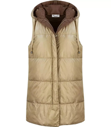 Long women's VEST reversible vest