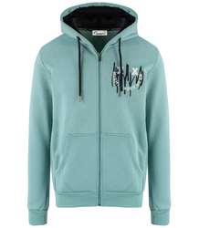 Men's warm, thick sweatshirt with a hood