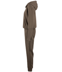 Sports tracksuit set fleecy cotton smooth oversize MIRABELL