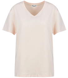 Basic V-neck T-shirt blouse ALDONA