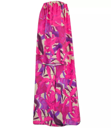 Spanish midi dress with a colorful print