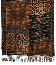 Elegant scarf with tassels