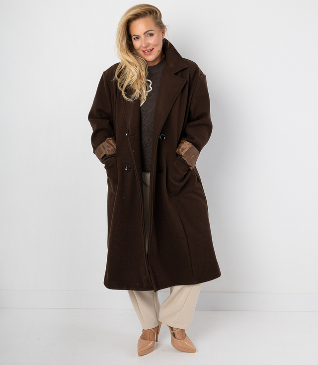Women's long loose oversized coat CINDY