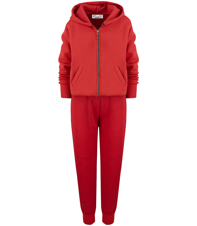 Sports tracksuit set fleecy cotton smooth oversize MIRABELL