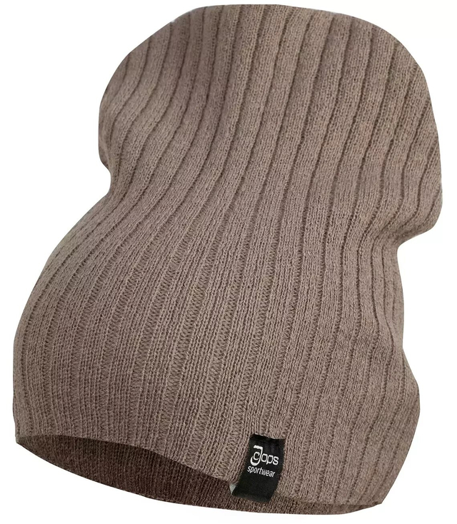 Dzianinowa czapka Beanie UNISEX w prążki