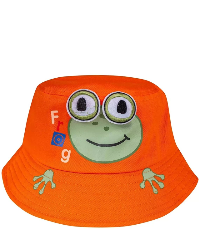 Children's hat BUCKET HAT frog