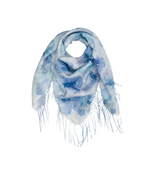 Women's floral pattern scarf 180x70