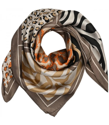 Stylish Elegant Scarf Mix of beautiful patterns 70x70 cm