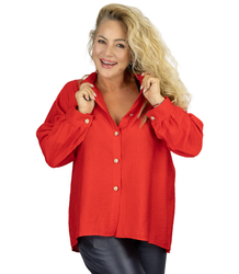 Loose shirt with bow on back longer back LILIANA