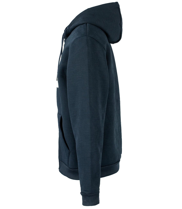 Men's sweatshirt with a hood, warm, thick, inscriptions, pockets