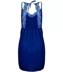 Lingerie satin lace mini dress