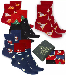 Christmas men's socks 6-pack SANTA