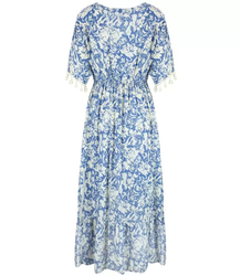 Long boho patterned maxi dress DALIA