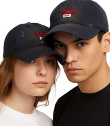 PARIS baseball cap with decorative patch