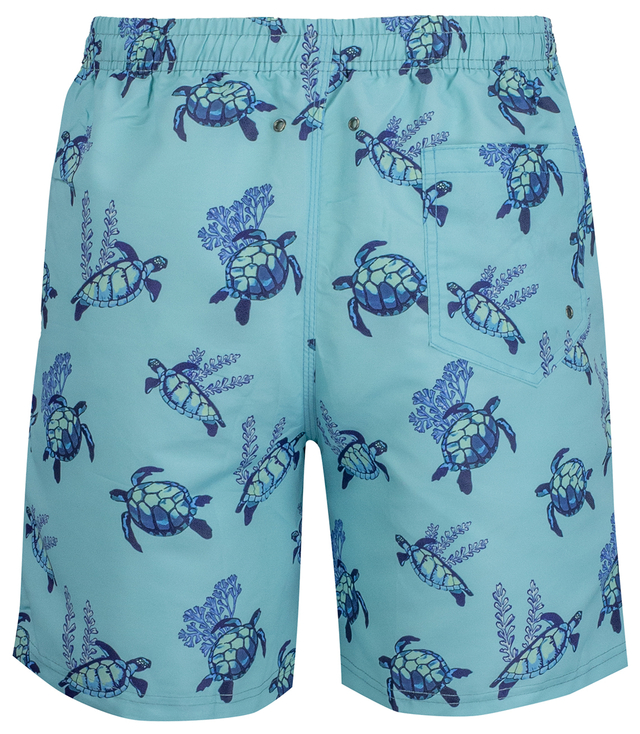 Swimming shorts with nautical print all over patterns