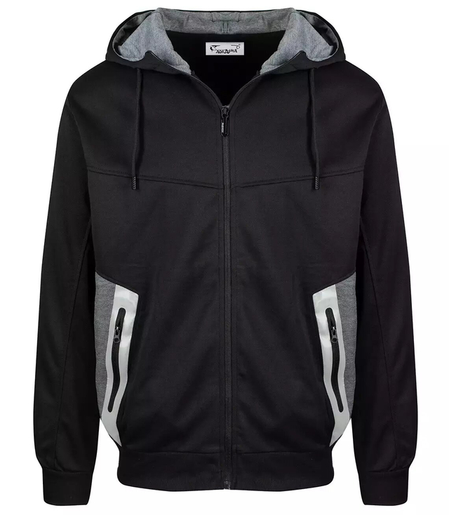 Hybrid men&#39;s transitional sweatshirt jacket