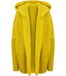 THICK cardigan cardigan bat WOOL