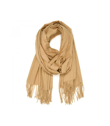 Soft large shawl with tassels uniform classic