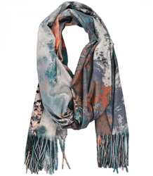 Shawl Scarf tassel warm abstract soft smooth 180x70 cm