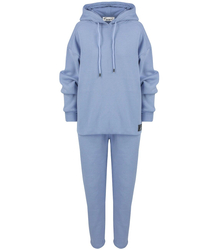 Oversize smooth cotton sports tracksuit MARGARET