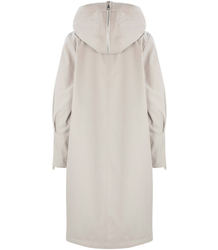 Women's transitional oversize hood coat
