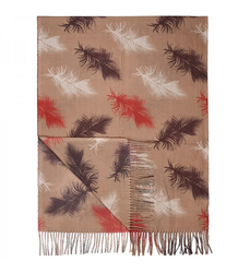 Elegant scarf with tassels