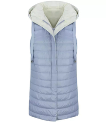 Long women's VEST reversible vest