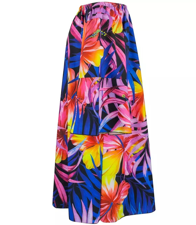 Colorful Spanish print mini dress