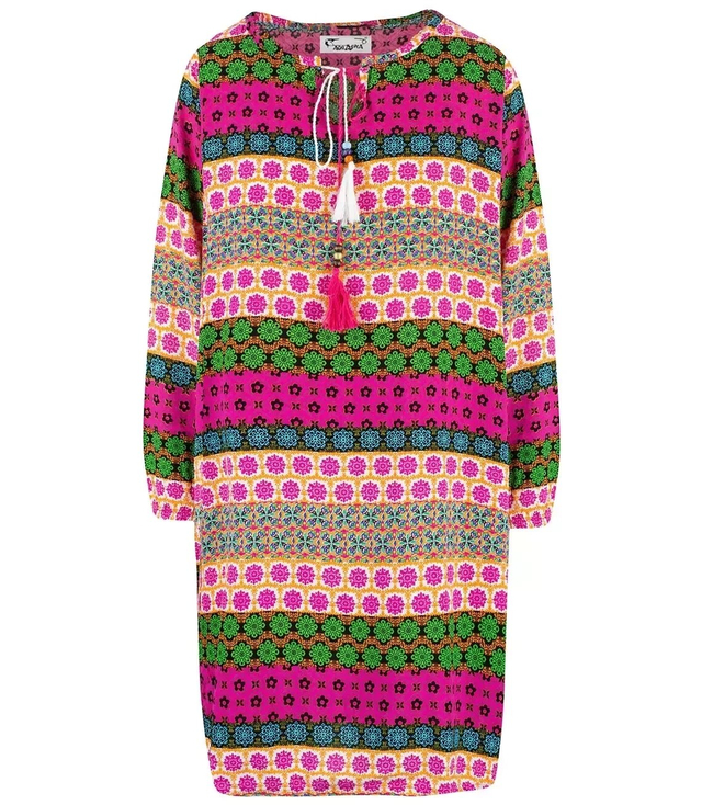 Summer dress loose tunic colorful patterns