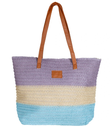 Mega large summer beach bag, braided, 3 colors