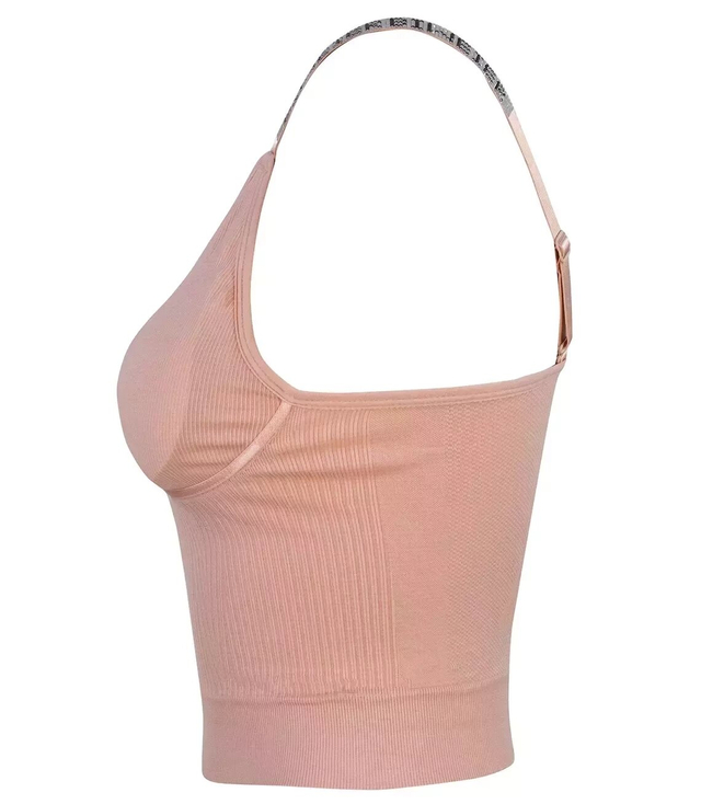 Sports bra top fitted bra