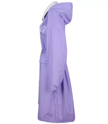 Lekki dłuższy płaszcz przeciwdeszczowy parka