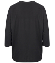 Fashionable simple blouse with gold pocket ribbon