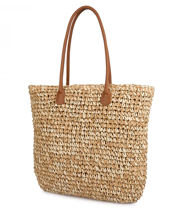 Klasyczna letnia pleciona torba shopper PARIS MILANO