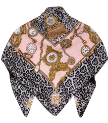 Sling delicate elegant scarf print