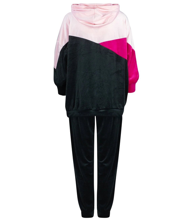 PLUS SIZE velor sports tracksuit set LARA